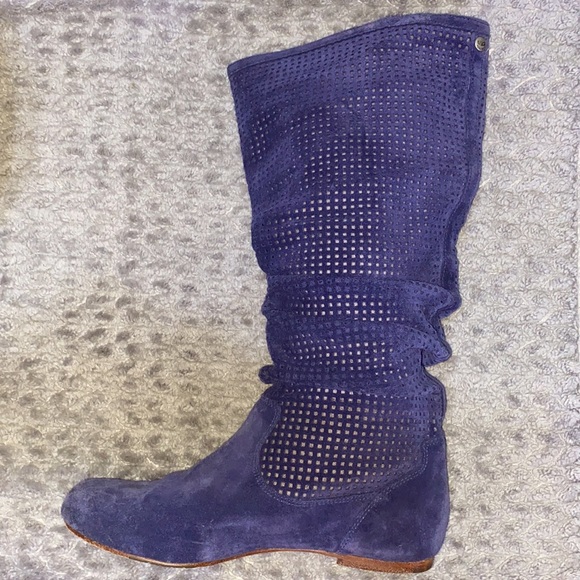 🎉HP🎉UGG Blue Mesh Knee-high Boots - Picture 8 of 16